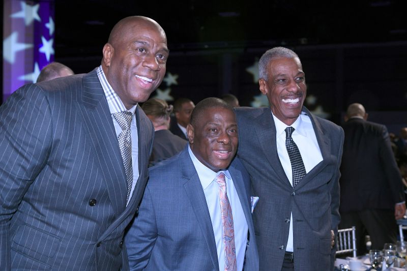 CHARLOTTE, NC - FEBRUARY 17: at the 20th annual NBAS Legends Brunch held by the National Basketball Retired Players Association at the Charlotte convention center on February 17, 2019 in Charlotte, North Carolina. (Photo by John McCoy/Getty Images)
