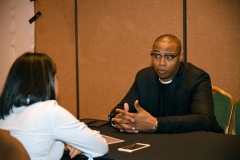 CHARLOTTE, NC - FEBRUARY 17: at the 20th annual NBAS Legends Brunch held by the National Basketball Retired Players Association at the Charlotte convention center on February 17, 2019 in Charlotte, North Carolina. (Photo by John McCoy/Getty Images)