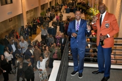 CHARLOTTE, NC - FEBRUARY 17: at the 20th annual NBAS Legends Brunch held by the National Basketball Retired Players Association at the Charlotte convention center on February 17, 2019 in Charlotte, North Carolina. (Photo by John McCoy/Getty Images)